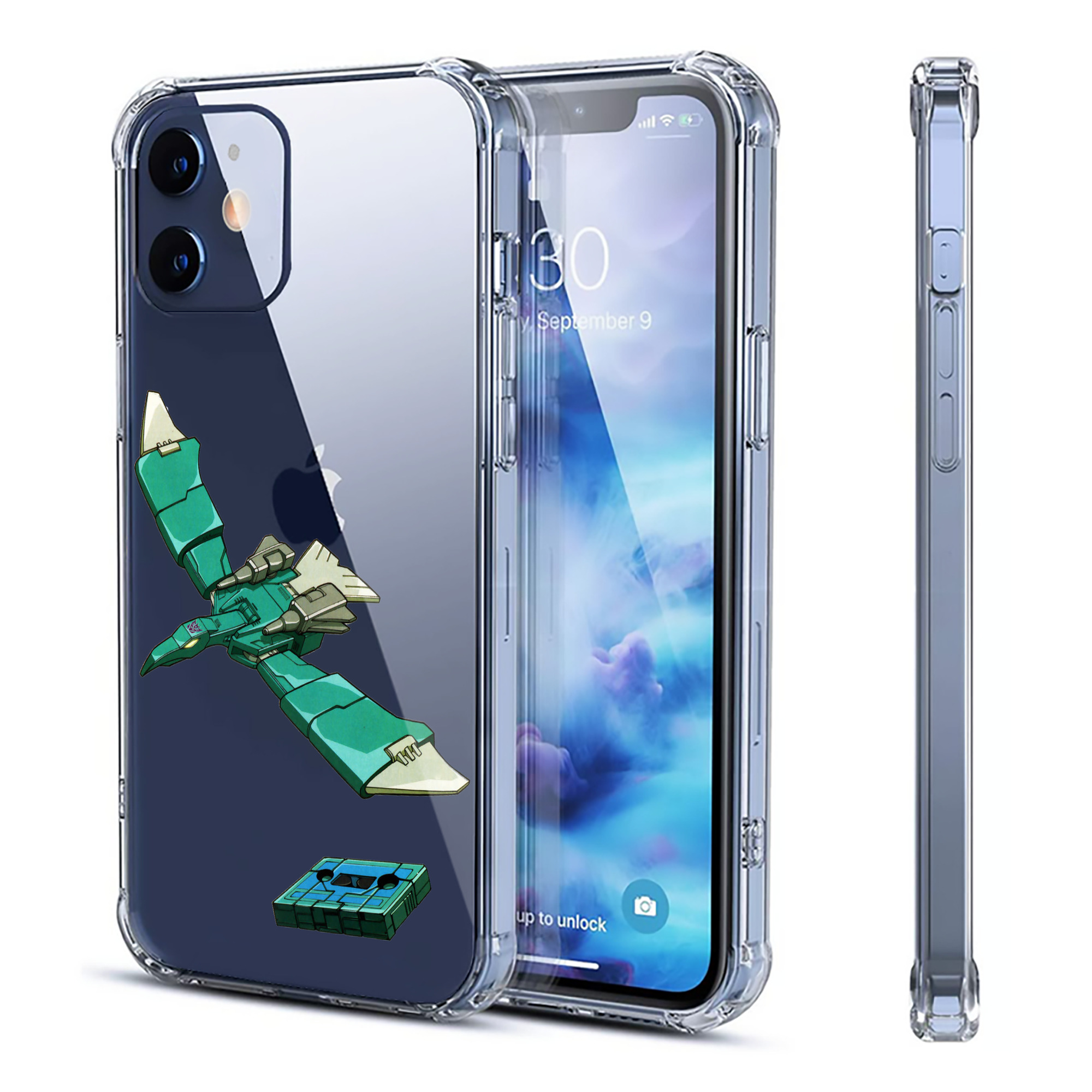 （画像用）  【iPhone 12シリーズ対応】透明スマホケース（クリアソフトケース）